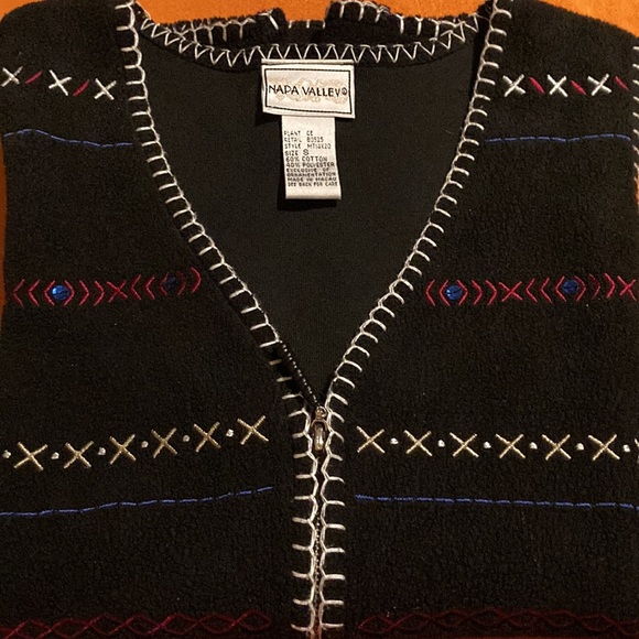 Nada Valley Black very stylish & unique design vest. Great quality & condition. - Picture 7 of 10